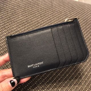 サンローラン(Saint Laurent)のサンローラン フラグメントケース ネイビー(コインケース/小銭入れ)