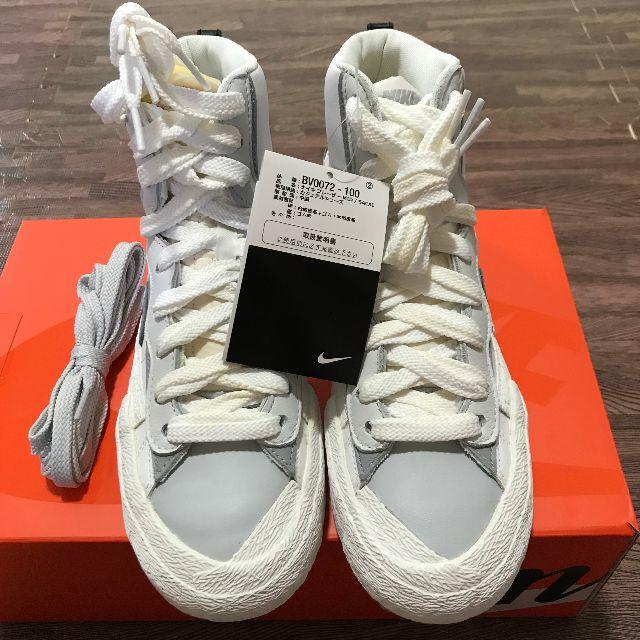 Nike Sacai Blazer Mid White 23.5cm