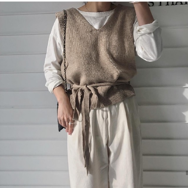 TODAYFUL(トゥデイフル)のwillfully arrange cache-coeur knit vest レディースのトップス(ニット/セーター)の商品写真