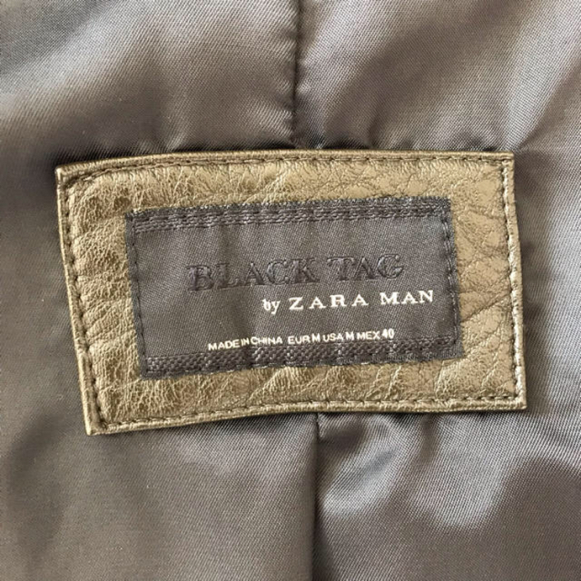 ZARA(ザラ)の ZARA ライダースジャケット メンズのジャケット/アウター(ライダースジャケット)の商品写真