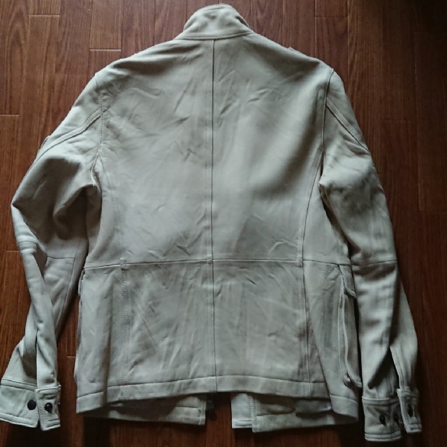 GGPX 定価約7万円 レザー ジャケット ライダース 羊革 本革