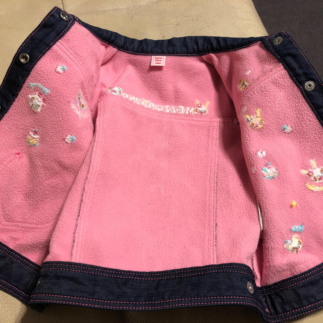 mezzo piano(メゾピアノ)のuriboze様専用　mezzo piano 90㎝　ジャケット キッズ/ベビー/マタニティのキッズ服女の子用(90cm~)(ジャケット/上着)の商品写真