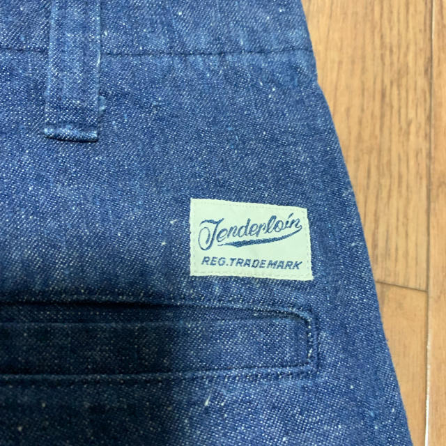 TENDERLOIN(テンダーロイン)のテンダーロイン デニムショートパンツ メンズのパンツ(ショートパンツ)の商品写真