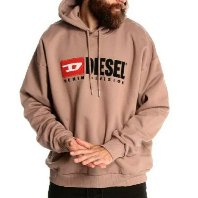 diesel パーカー　Dロゴ　2XL