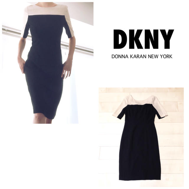 DKNY 2サイズワンピース - ひざ丈ワンピース