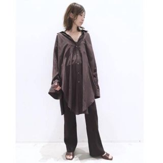 アパルトモンドゥーズィエムクラス(L'Appartement DEUXIEME CLASSE)のL'Appartement Satin Oversize シャツ(シャツ/ブラウス(長袖/七分))