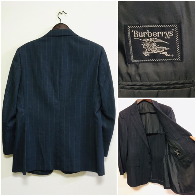 BURBERRY - Burberrys☆スーツセットアップ☆ストライプ☆ネイビー☆90s☆の通販 by kazukazi's shop