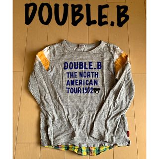 ダブルビー(DOUBLE.B)のひろママ様専用❣️DOUBLE.B重ね着風トップス(Tシャツ/カットソー)