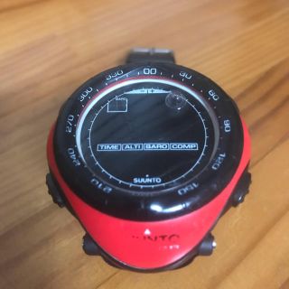 スント(SUUNTO)のSUUNTベクター レッド(腕時計(デジタル))