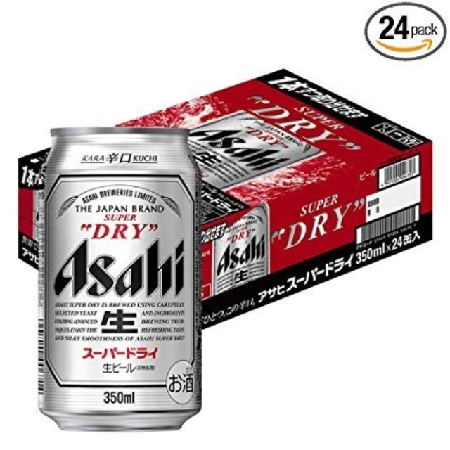 アサヒ スーパードライ350ml×48