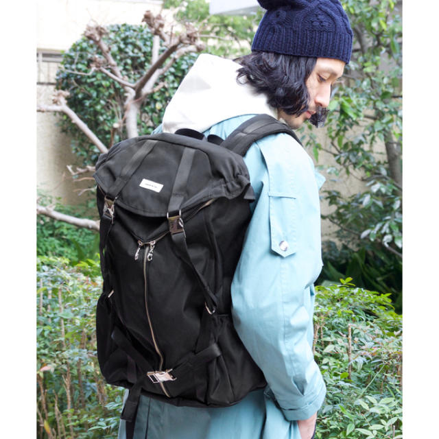 PORTER(ポーター)の定価15120 ADAM PATEK NYLON BACKPACK ブラック メンズのバッグ(バッグパック/リュック)の商品写真