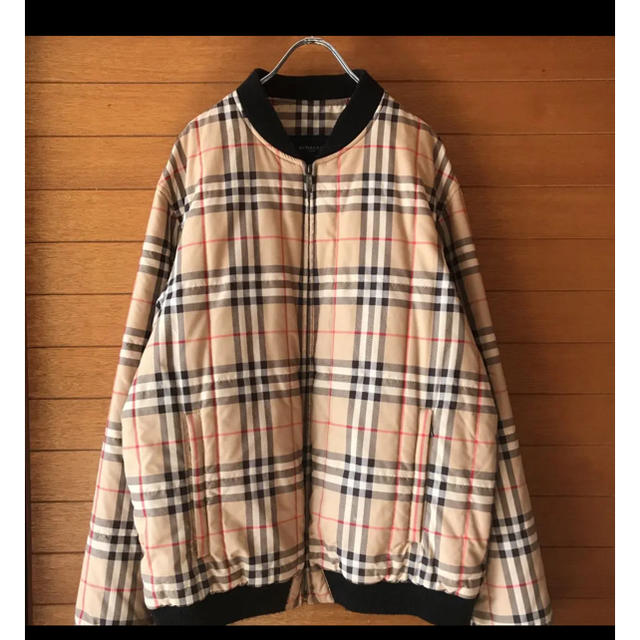 BURBERRY(バーバリー)のバーバリーGOLF ノバチェック　ジャンバー　M 値下 メンズのジャケット/アウター(ブルゾン)の商品写真