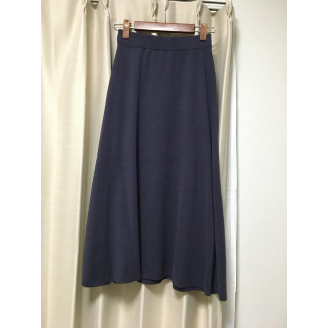 GU(ジーユー)のジーユー　ニットフレアスカート レディースのスカート(ロングスカート)の商品写真