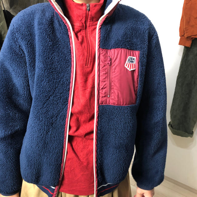 TOMMY(トミー)のMsize TOMMY ボアフリースジャケット メンズのジャケット/アウター(ブルゾン)の商品写真