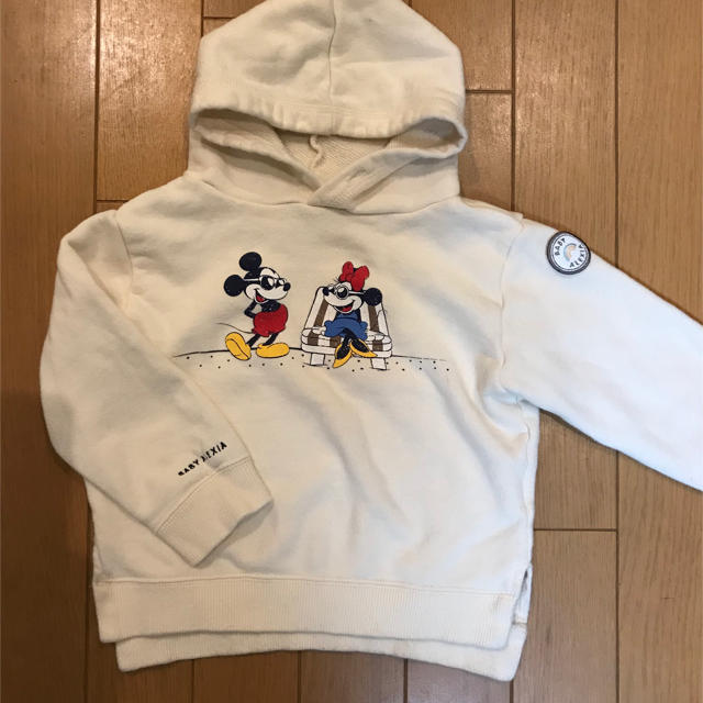 ALEXIA STAM(アリシアスタン)の【ALEXIA STAM×SURF MICKEY】パーカー 110 キッズ/ベビー/マタニティのキッズ服女の子用(90cm~)(ジャケット/上着)の商品写真