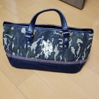 ポロクラブ(Polo Club)の値下げ　USポロ　カモフラージュ柄バック(トートバッグ)