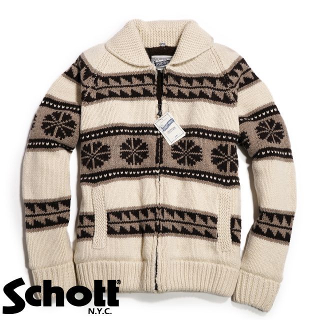 schott(ショット)のSchott NYC ショット ★ XL カウチン セーター ジャケット メンズのジャケット/アウター(その他)の商品写真