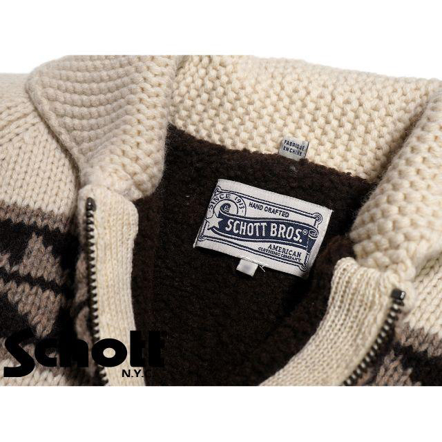 schott(ショット)のSchott NYC ショット ■ XXL カウチン セーター ジャケット メンズのジャケット/アウター(その他)の商品写真
