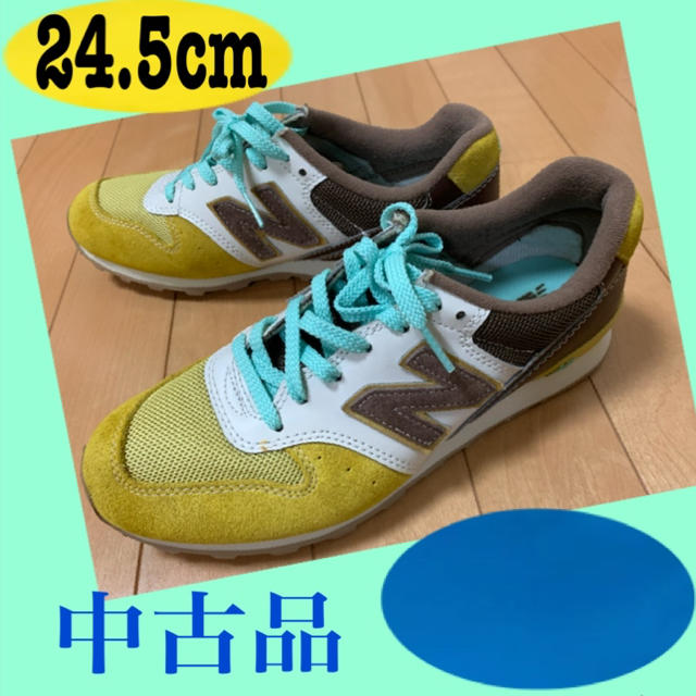 New Balance(ニューバランス)の虹色さま専用　中古品　ニューバランス996 24.5cm レディースの靴/シューズ(スニーカー)の商品写真