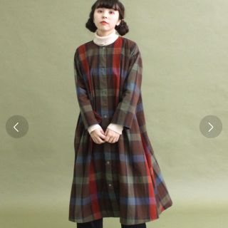 ドットアンドストライプスチャイルドウーマン(Dot&Stripes CHILDWOMAN)のdot&stripes childwoman チェックワンピース(ロングワンピース/マキシワンピース)