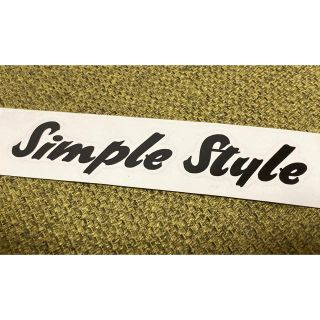 simple style ステッカー 車 。(車外アクセサリ)