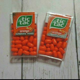 Tic tac Orange オレンジ味 2個セット  アメリカ購入(菓子/デザート)