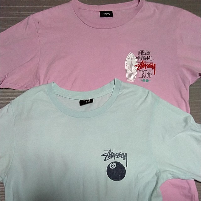 STUSSY(ステューシー)のstuusy 　ティシャツ 2枚　size　s メンズのトップス(Tシャツ/カットソー(半袖/袖なし))の商品写真