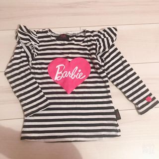 バービー(Barbie)のバービー Barbie トップス 長袖 ボーダー 95(Tシャツ/カットソー)