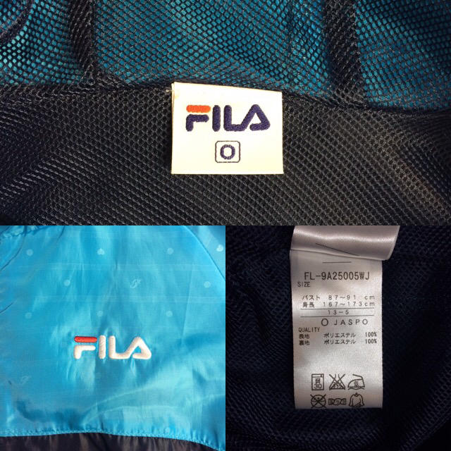 FILA(フィラ)のFIRA ウインドブレイカー 特価 バイカラー レディースのジャケット/アウター(ナイロンジャケット)の商品写真