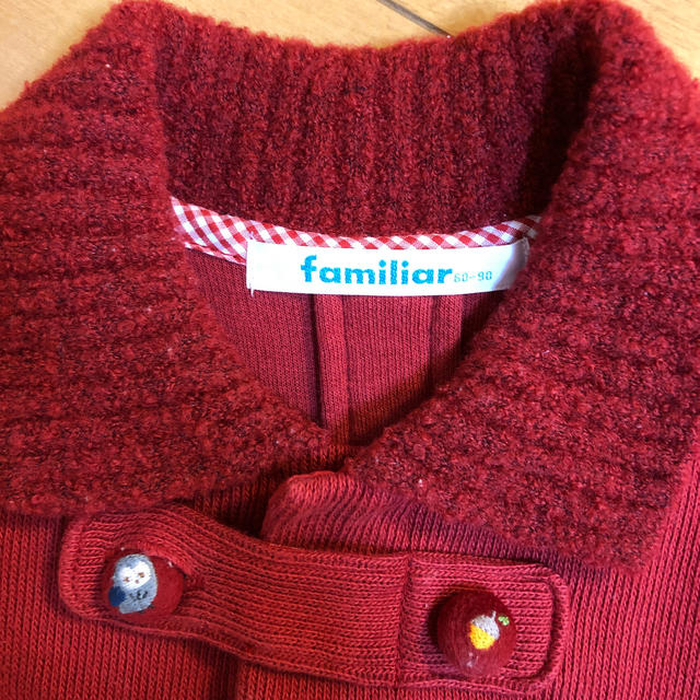 familiar(ファミリア)のポンチョ　familiar キッズ/ベビー/マタニティのベビー服(~85cm)(ジャケット/コート)の商品写真