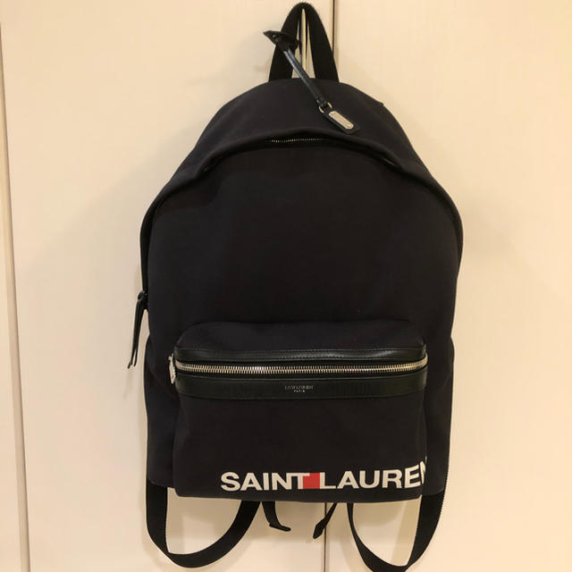 Saint Laurent(サンローラン)のSAINT LAURENT シティプリント バックパック 【adgj-shop】 メンズのバッグ(バッグパック/リュック)の商品写真