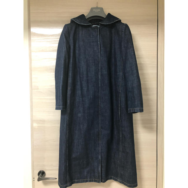 上品な PRADA - PRADA レディース デニムコート ロングコート - www