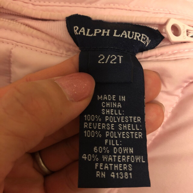 Ralph Lauren(ラルフローレン)のベスト　ラルフローレン キッズ/ベビー/マタニティのキッズ服女の子用(90cm~)(ジャケット/上着)の商品写真