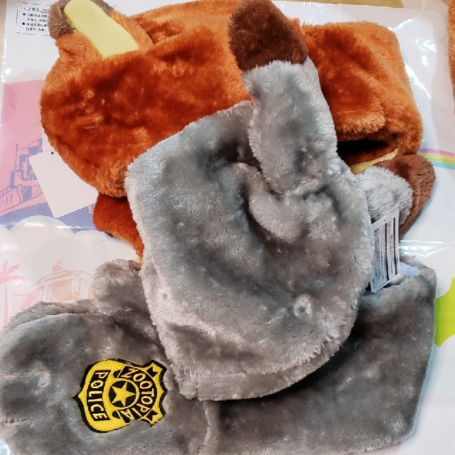 ズートピア ニック ジュディ マフラー セット 1