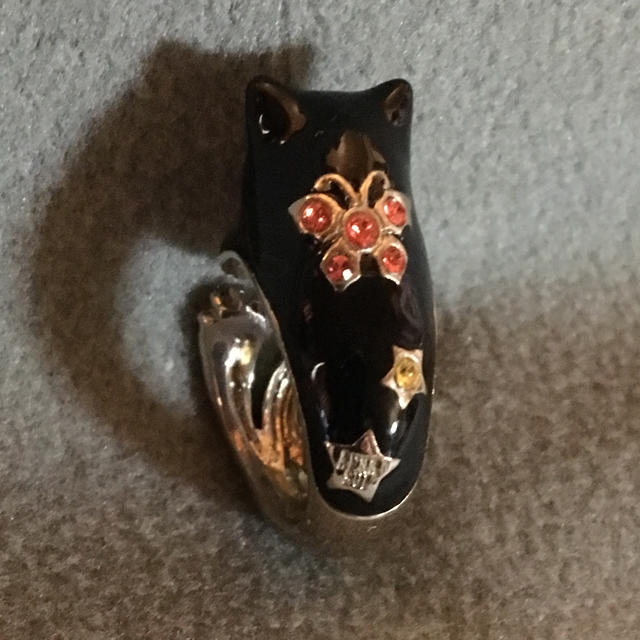 ANNA SUI - アナスイ 黒猫 リングの通販 by リコ's shop ANNA SUI - アナスイ 黒猫 リングの通販 by リコ's shop