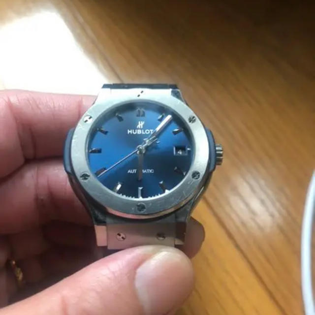 ヴィトン ダミエ グラフィット スーパーコピー時計 | HUBLOT - HUBLOT  腕時計　ウブロ　クラシックフュージョン　チタニウムブルーの通販 by 大吉's shop