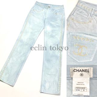 シャネル(CHANEL)のちん様専用 シャネル ココマーク ポケット デニム ジーンズ E1640(デニム/ジーンズ)