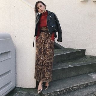 アメリヴィンテージ(Ameri VINTAGE)のアメリヴィンテージ　PAISLEY RUG Skirt(ロングスカート)