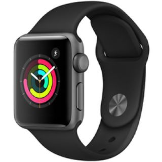 アップルウォッチ(Apple Watch)の新品　Apple Watch 3 42mm アルミ　スペースグレー　(腕時計(デジタル))