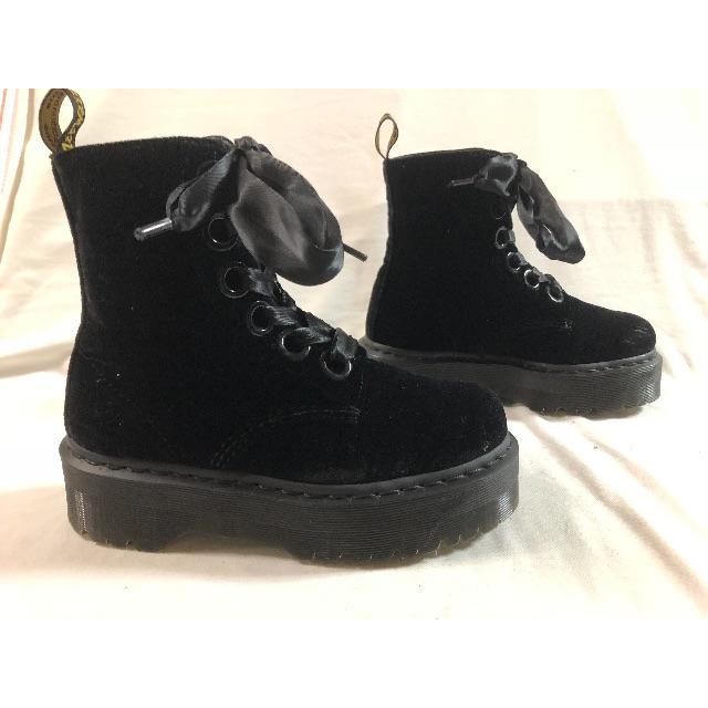 Dr.Martens - 美品 ドクターマーチン☆☆ＭＯＬＬＹ☆☆超厚底ソール ベロア