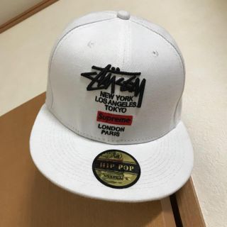 Supreme - supreme✖️ステューシーコラボキャップの通販 by くろっ ...