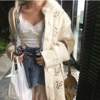 ロキエ(Lochie)のmelange cardigan(カーディガン)