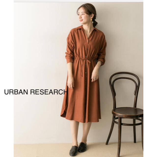 URBAN RESEARCH(アーバンリサーチ)の新品🍀URBAN RESEARCH フェイクスウェードワンピース レディースのワンピース(ひざ丈ワンピース)の商品写真