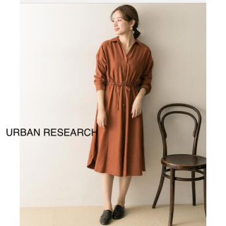 アーバンリサーチ(URBAN RESEARCH)の新品🍀URBAN RESEARCH フェイクスウェードワンピース(ひざ丈ワンピース)