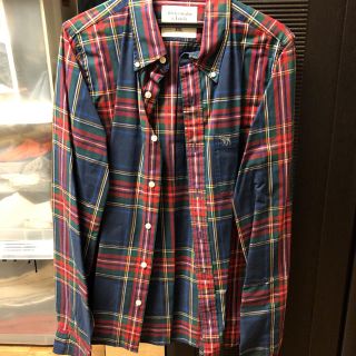 アバクロンビーアンドフィッチ(Abercrombie&Fitch)のアバクロ のチェックの長袖シャツ　値下げ中(シャツ)