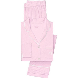 ヴィクトリアズシークレット(Victoria's Secret)の新品 VS 長袖&軽量 Sleepover knit コットンパジャマ(パジャマ)