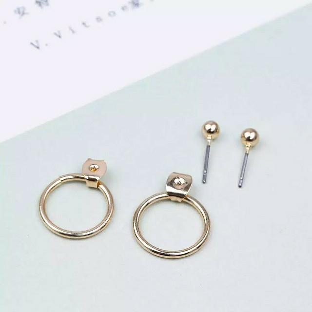 Shinzone(シンゾーン)のring pierce❤︎ 【gold】 レディースのアクセサリー(ピアス)の商品写真