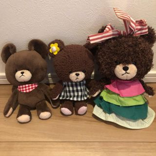 クマノガッコウ(くまのがっこう)のくまのがっこう　ジャッキー  ぬいぐるみ　3体セット(ぬいぐるみ)