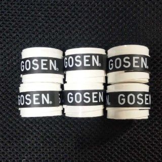 ゴーセン(GOSEN)のGOSEN テニスグリップテープ 白6個(その他)