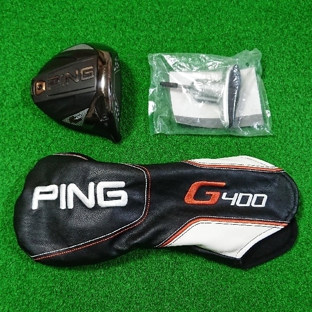 PING(ピン)のPING G400 希少なMAX 9° ヘッド単体 ヘッドカバー レンチ付 綺麗 スポーツ/アウトドアのゴルフ(クラブ)の商品写真